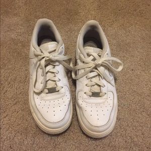 White Nike Air Forces